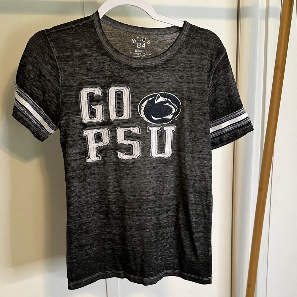 Penn‎ State Blue 84 Charcoal Go PSU Tee size medium